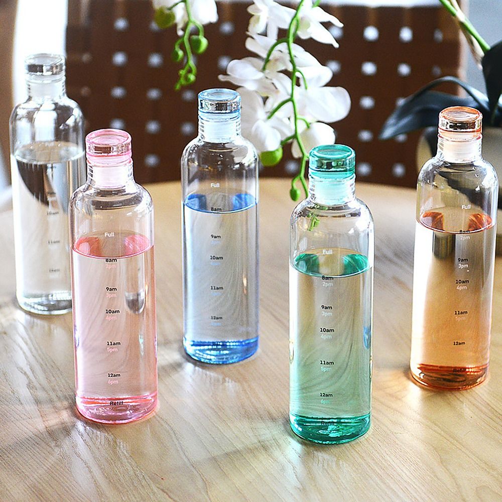 Coffee Tea Pictures - 500/750ML Water Bottle INS Style Timescale