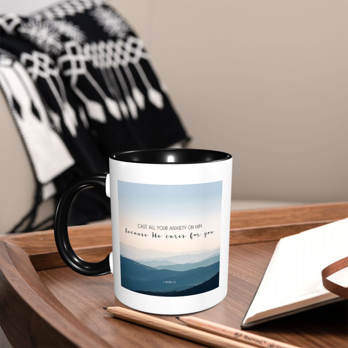 Coffee And Tea Quotes Funny - Christian Bible Verse Quote - Anxi