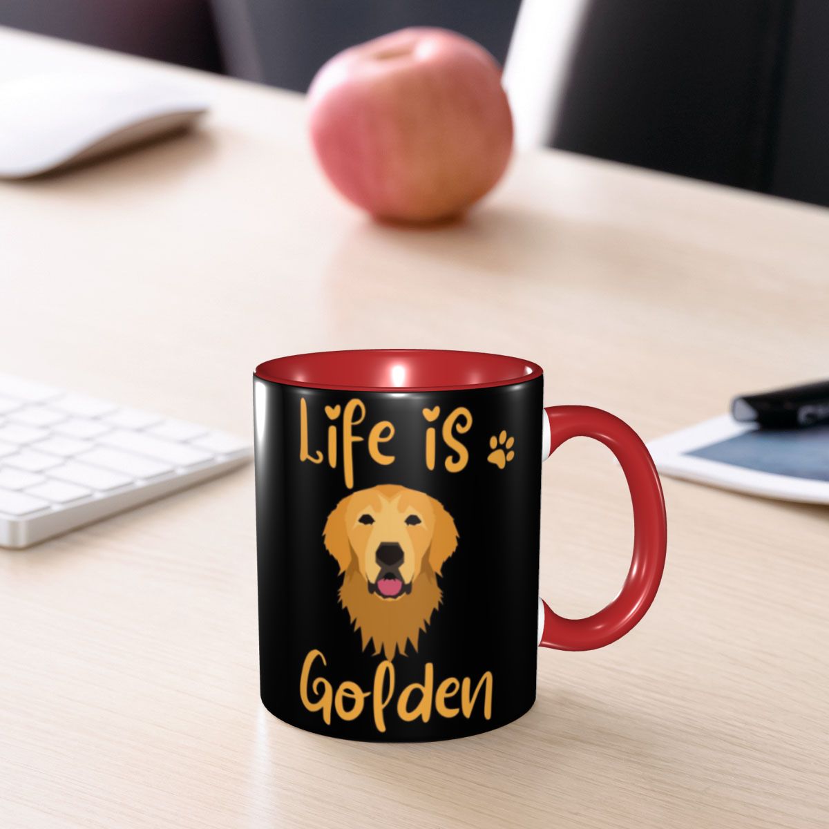 Coffee And Tea Quotes Funny - GOLDEN RETRIEVER Quote Mug Funny Ceramic