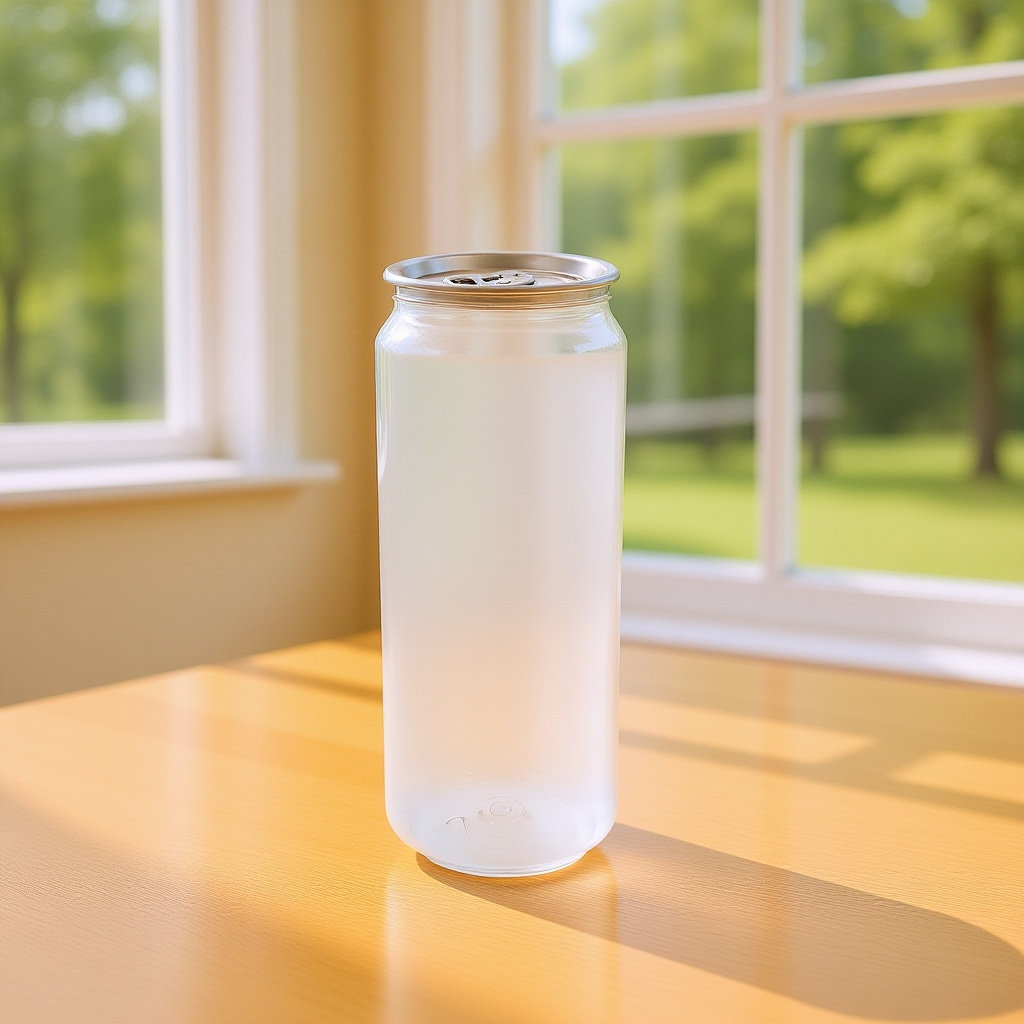 Water Tea And Coffee - 5pcs Clear Beverage Cans Empty Juice