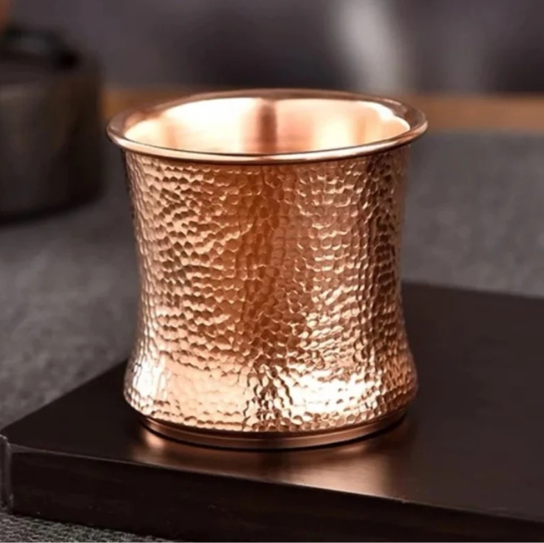 Coffee Tea Vodka - New Vintage Pure Copper Coffee Cup,Embossed
