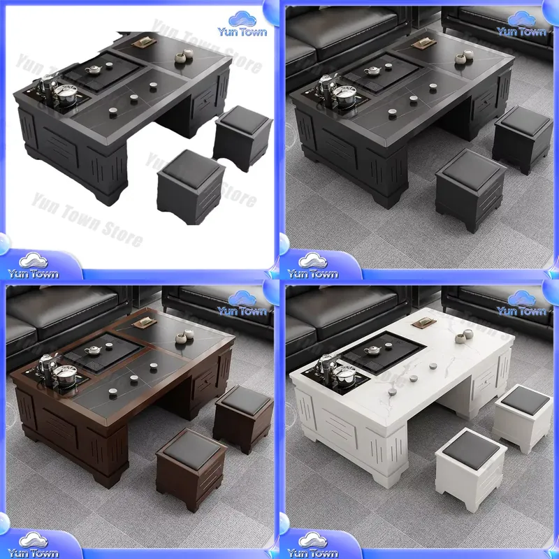 Tea Coffee Set Up - Rock Slab Kung Fu Tea Table