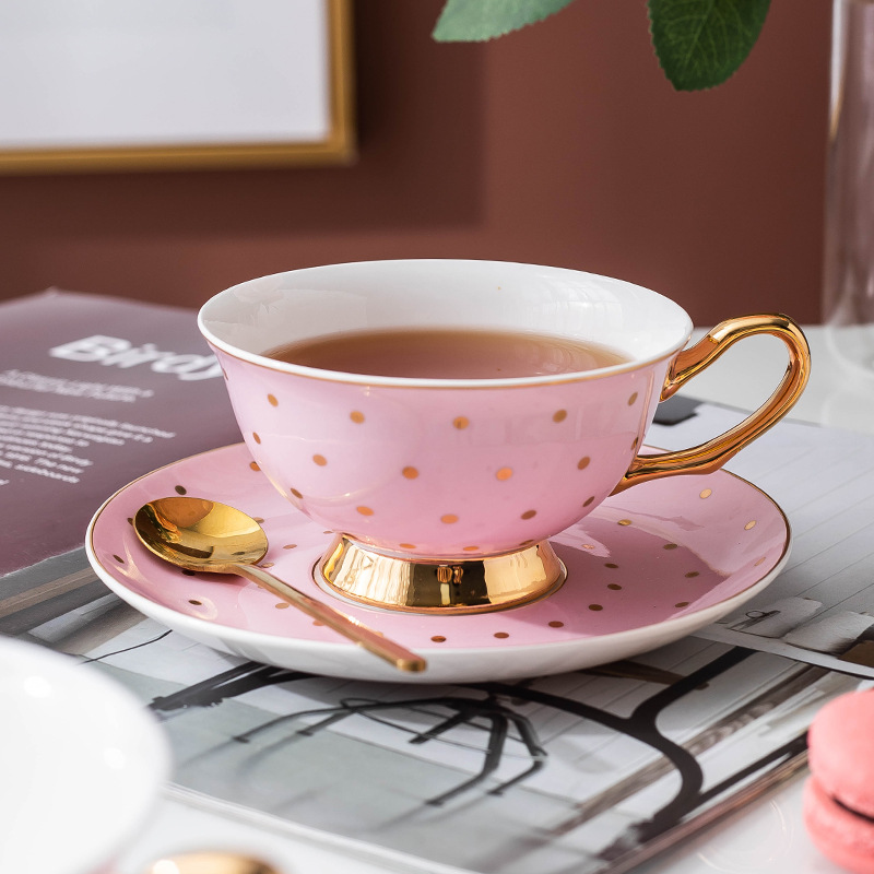 Ceramic Pink Coffee Mugs with  - огляд і ціна Water Tea And Coffee