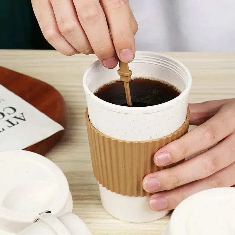 450ML Coffee Cups With Lids Wh - огляд і ціна Coffee Tea Pictures