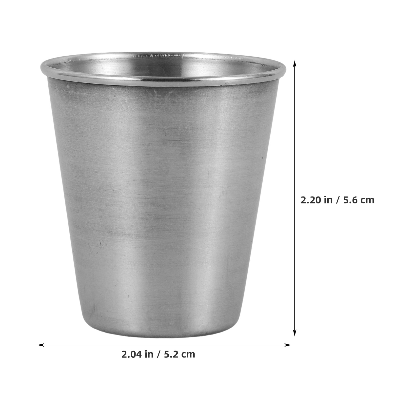 5Pcs Stainless Steel Shot Cups - огляд і ціна Coffee Tea Vodka