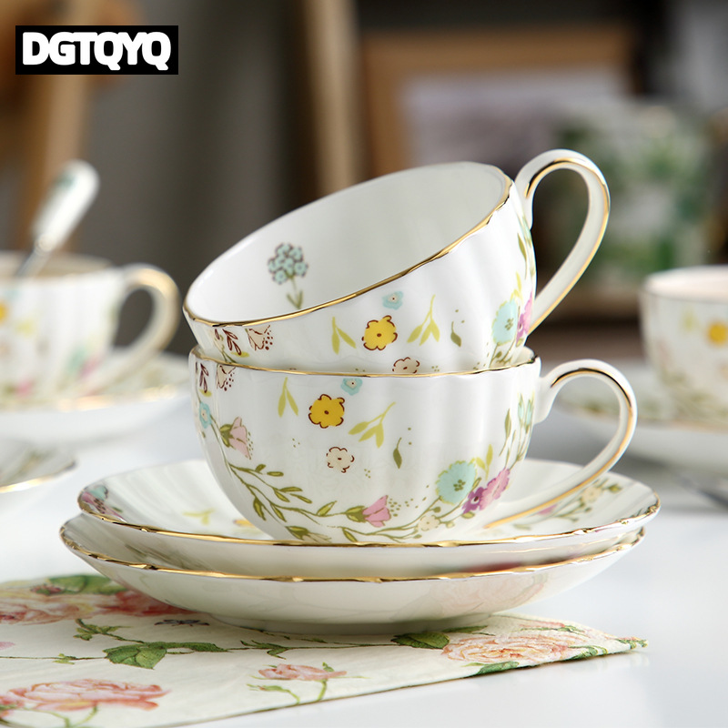 2Pcs Vintage Floral Ceramic Co - огляд і ціна Coffee Tea Pictures