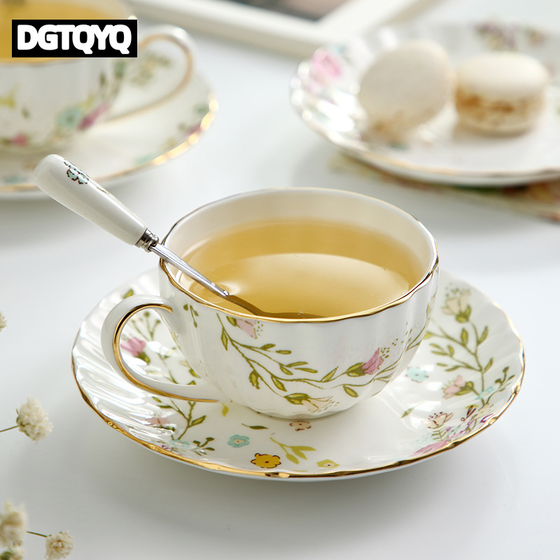 2Pcs Vintage Floral Ceramic Co - огляд і ціна Coffee Tea Pictures