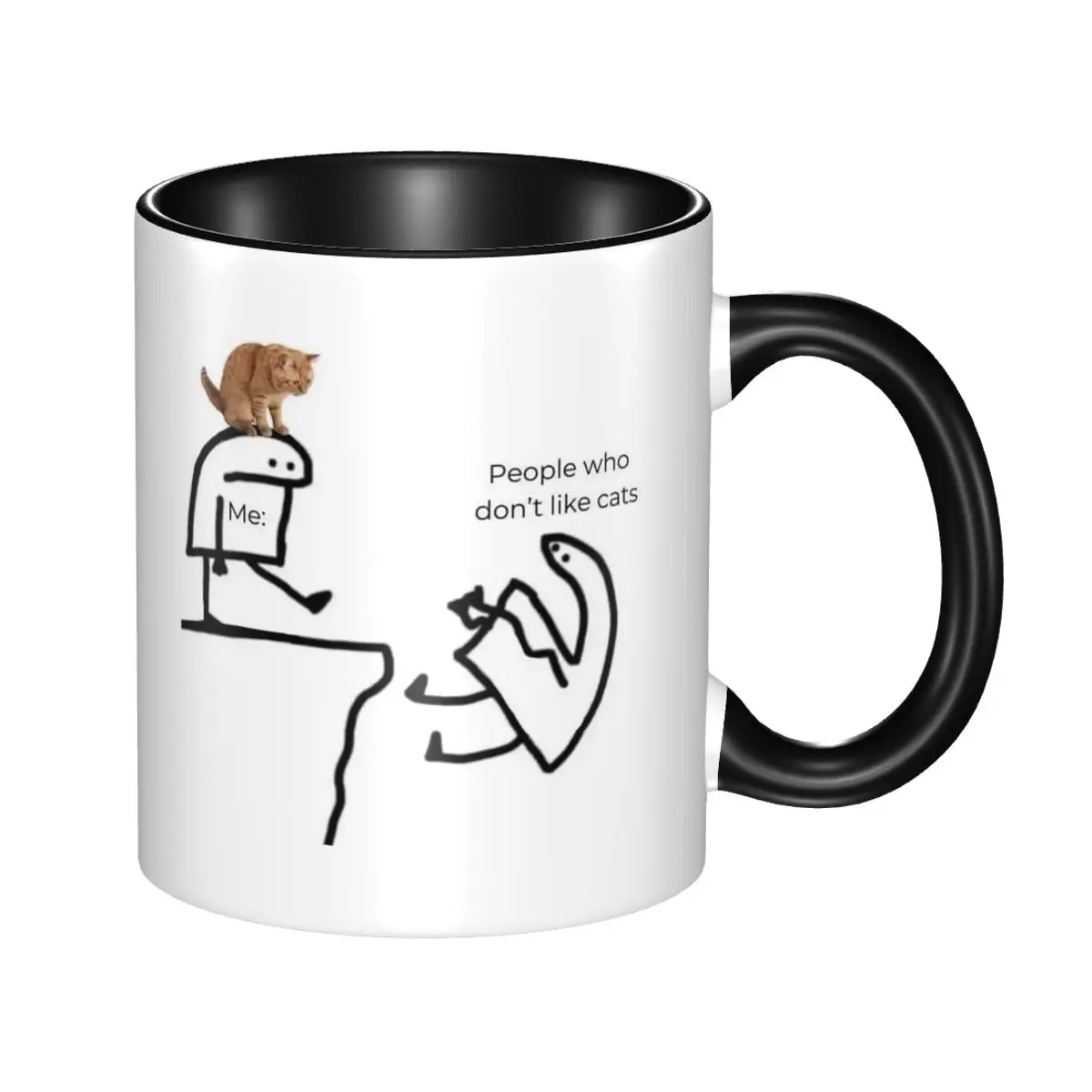 Me With Cat Design People Who  - огляд і ціна Coffee And Tea Quotes Funny