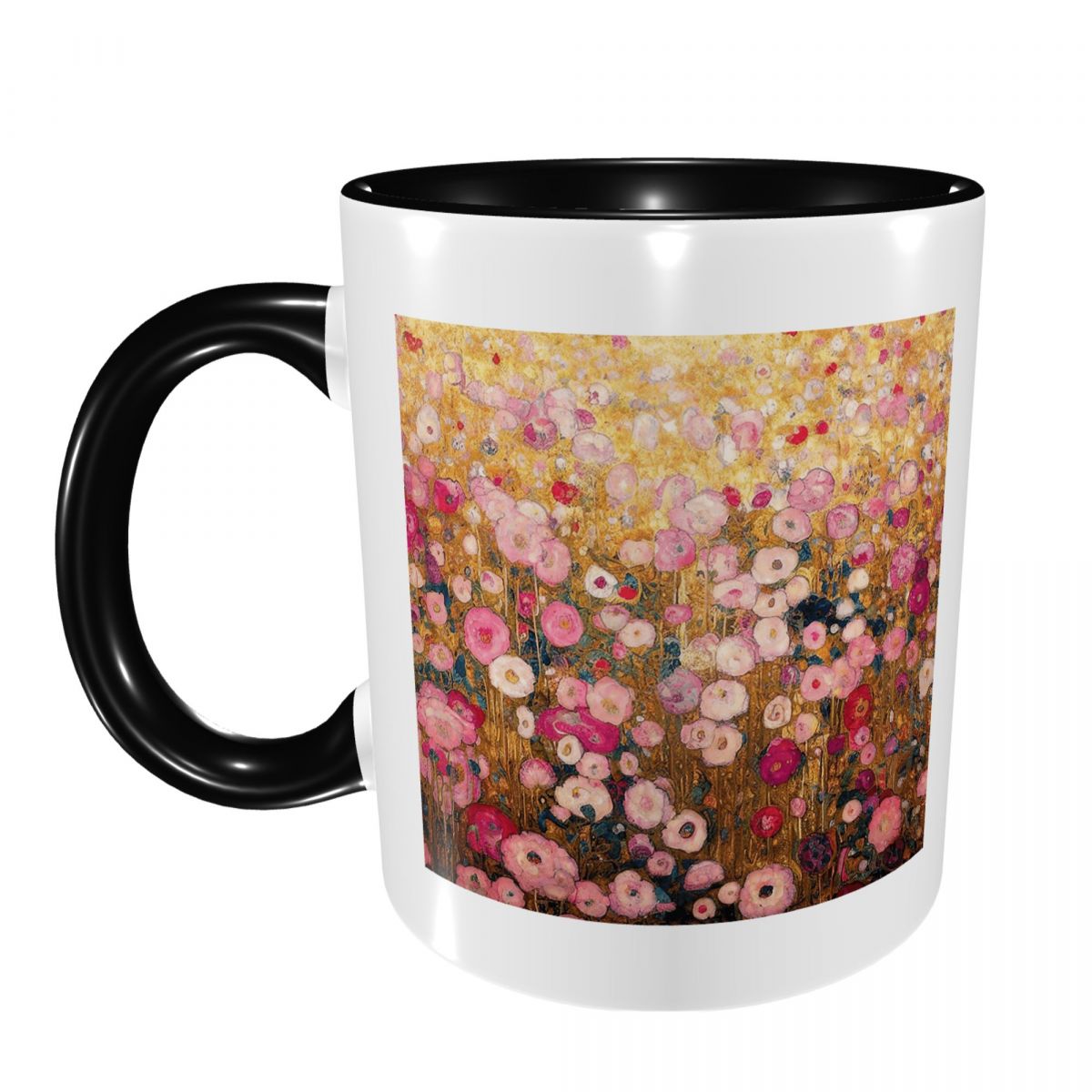 Gustav Klimt Pink Flower Garde - огляд і ціна Coffee Tea Garden