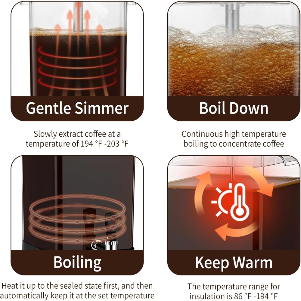 Commercial Coffee Maker 10L Ho - огляд і ціна Coffee Tea Urn