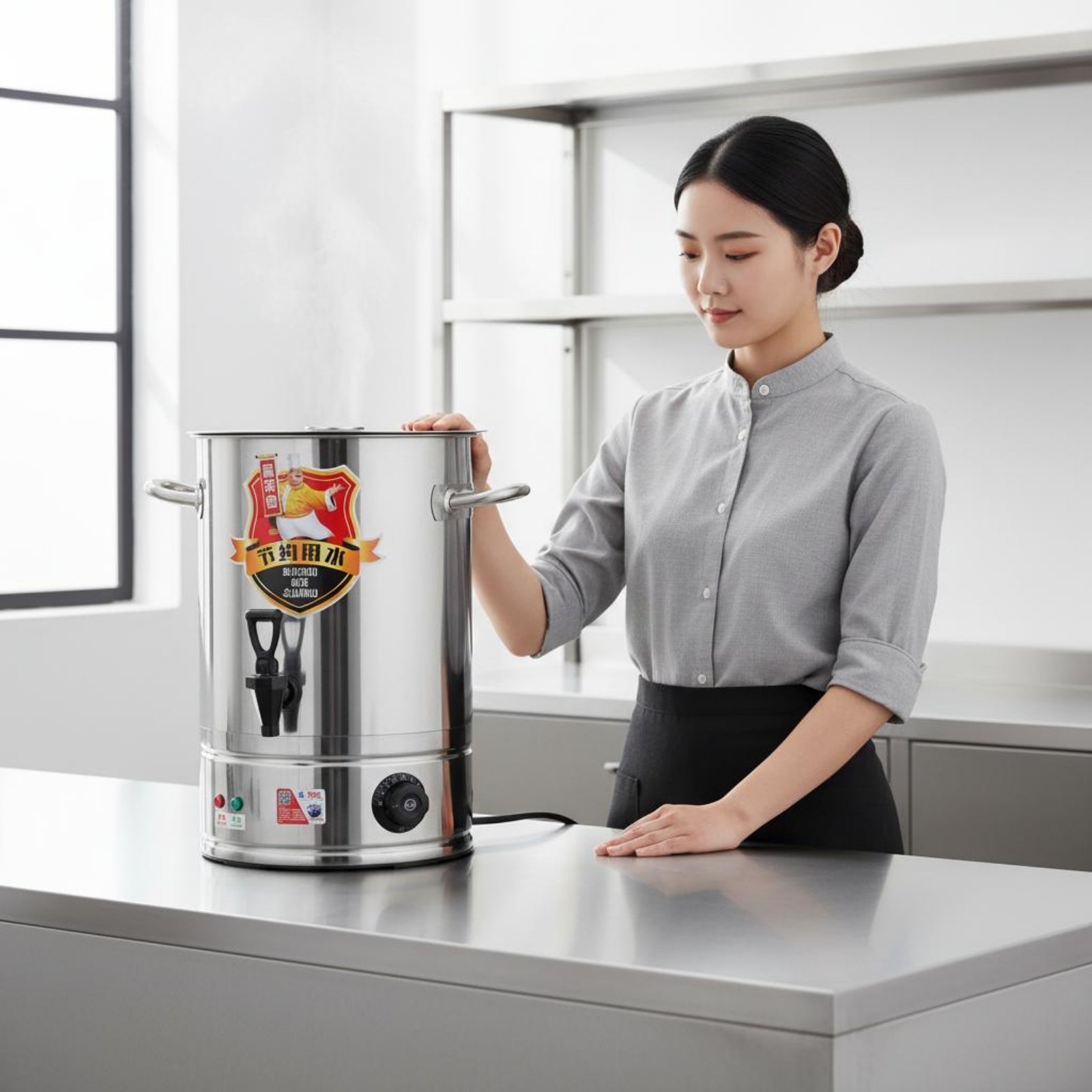 28-68L Electric Hot Water Urn  - огляд і ціна Coffee Tea Urn