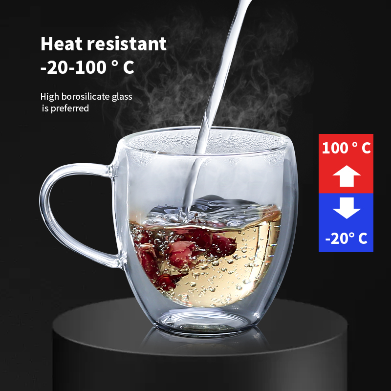 Transparent Glass Coffee Cup M - огляд і ціна Coffee Tea Vodka