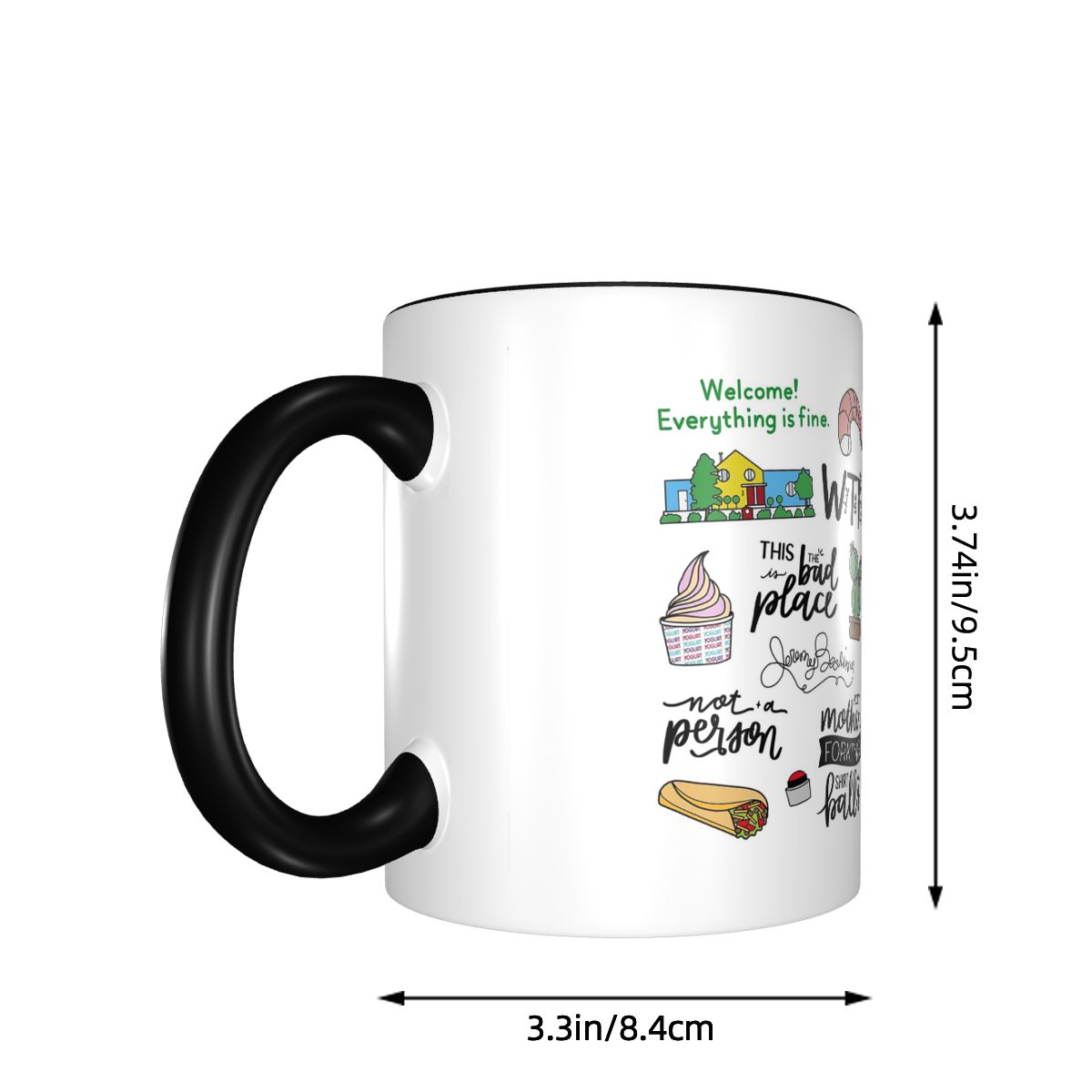 The Good Place TV Show Art Mug - огляд і ціна Coffee Tea Place