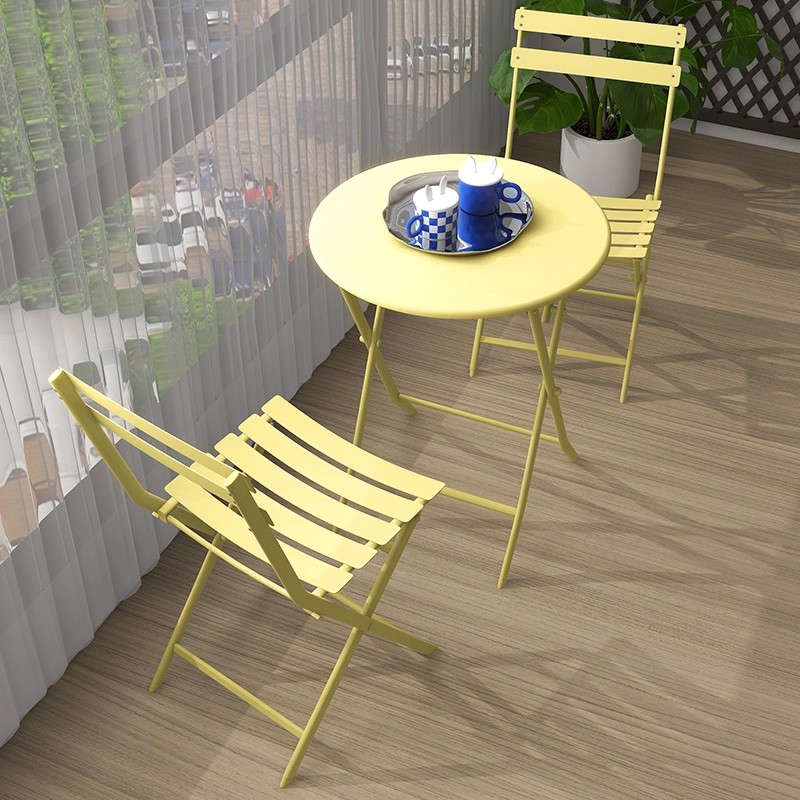Small Folding Tea Table with C - огляд і ціна Coffee Tea Garden