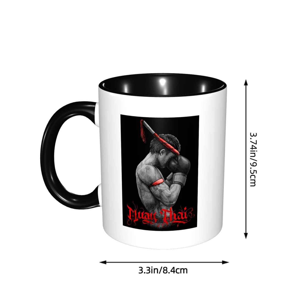 Muay Thai Boxing Fighter Mug F - огляд і ціна Coffee Tea Thai