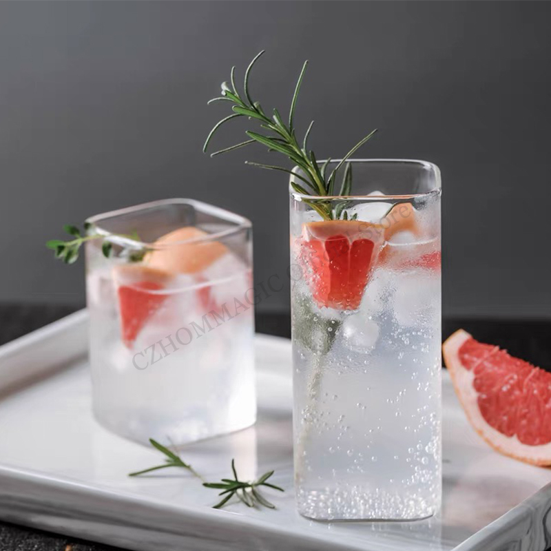 6/4/2/1Pcs Square Glass Cup Co - огляд і ціна Water Tea And Coffee