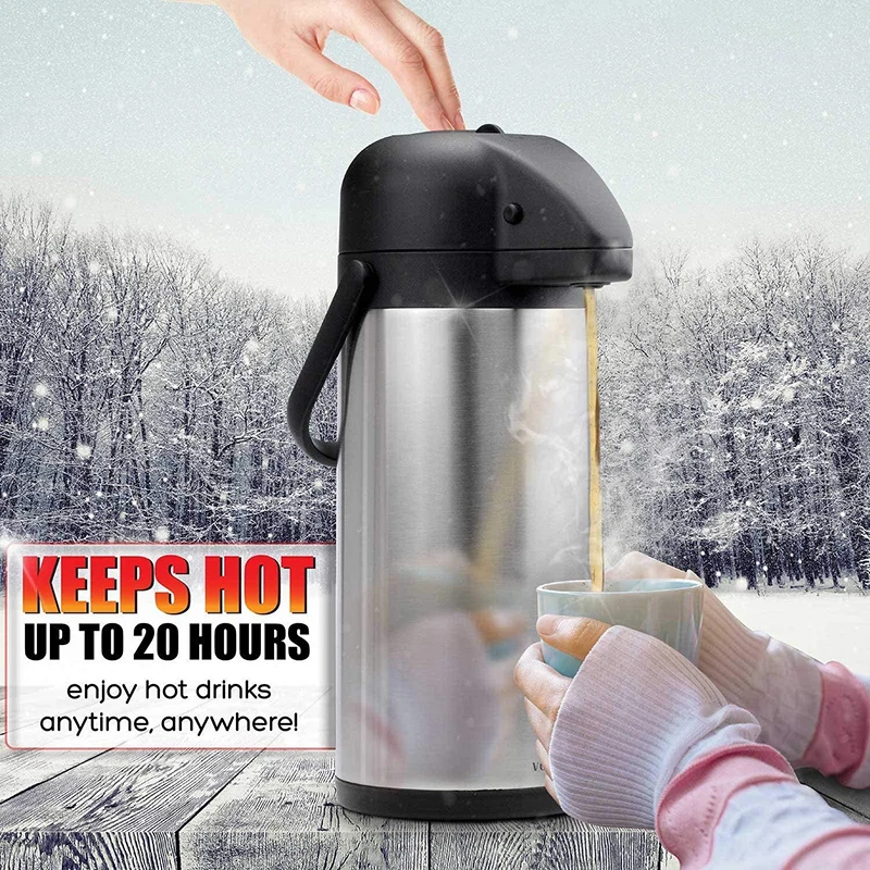 Stainless Steel Airpot Dispens - огляд і ціна Coffee Tea Urn