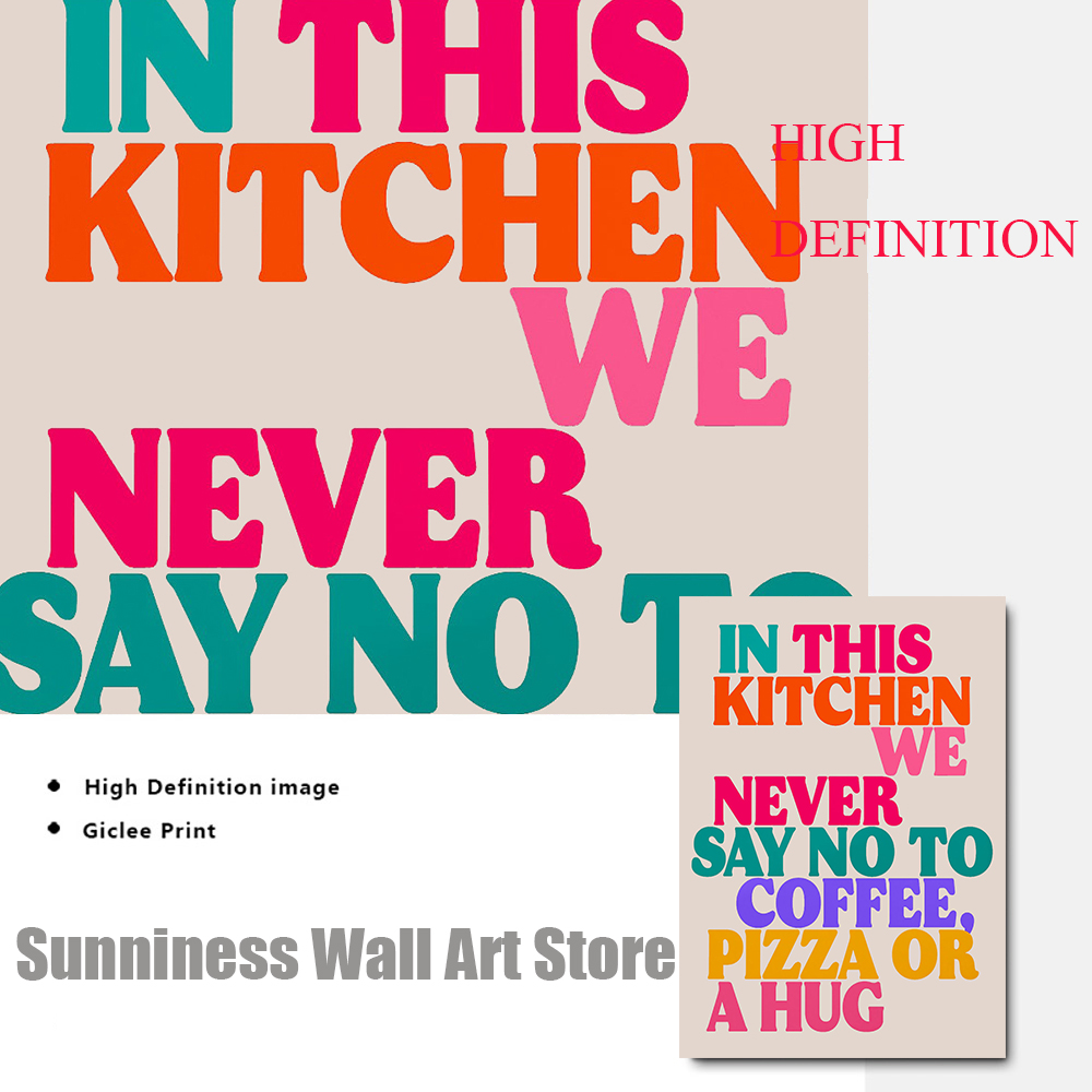 Colourful In This Kitchen Quot - огляд і ціна Coffee And Tea Quotes Funny