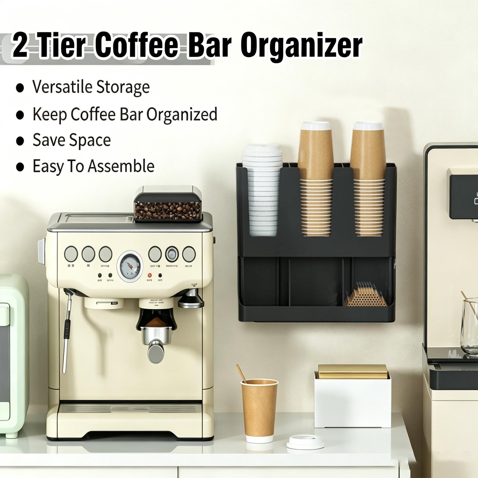 Coffee Organizer Station 6-Com - огляд і ціна Tea Coffee Set Up