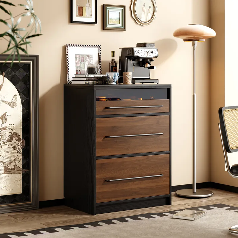 Solid Wood Sideboard Antique C - огляд і ціна Coffee Tea Unit