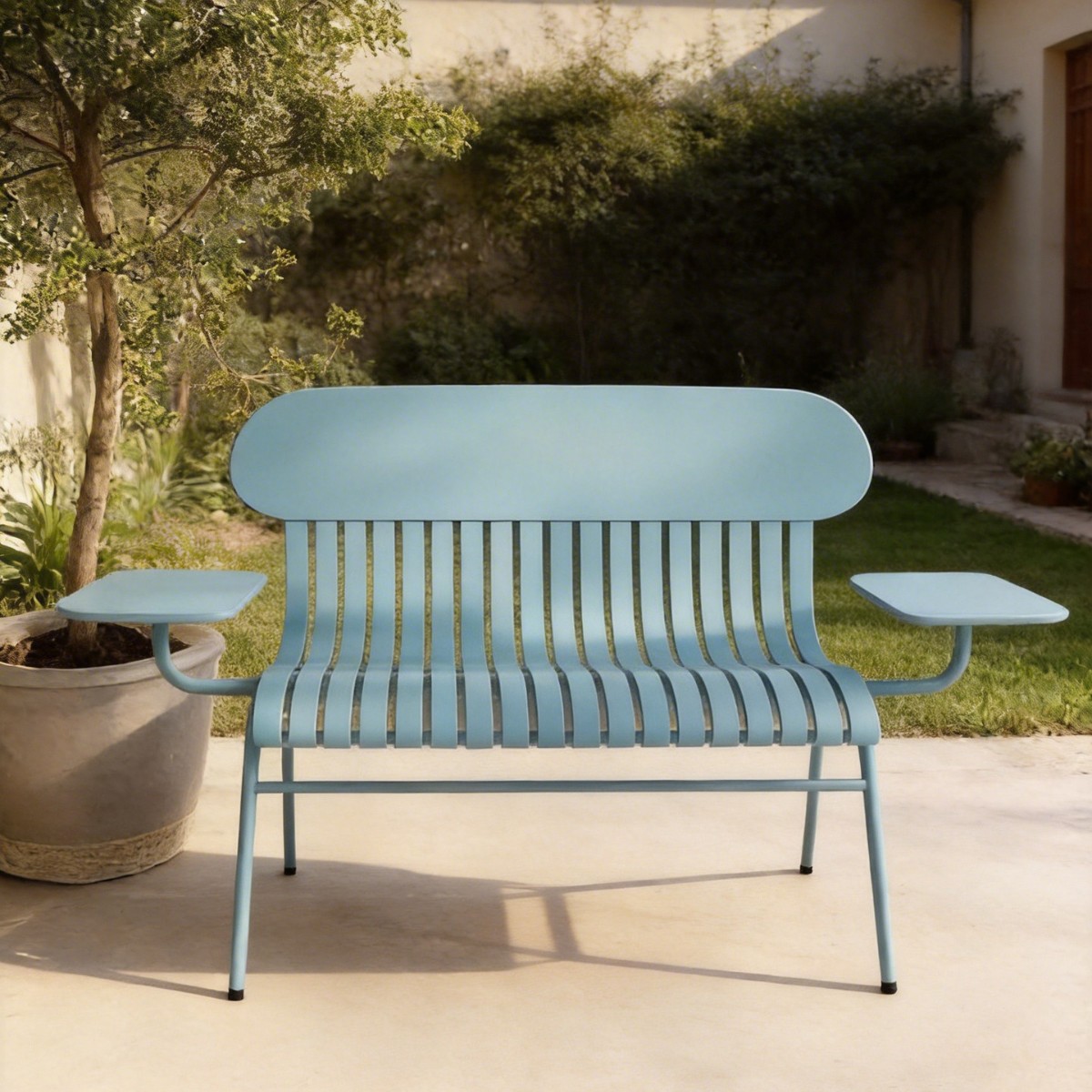 HYS Outdoor Double Chair Milk  - огляд і ціна Coffee Tea Garden