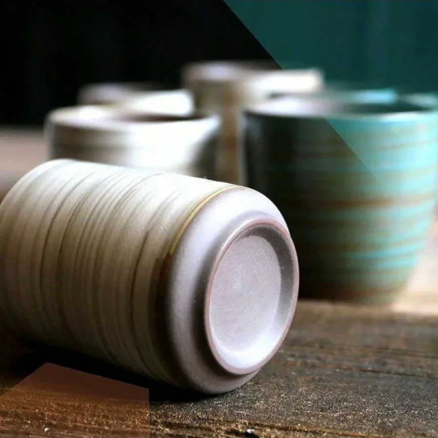 Hand-Painted Crackle Glaze Sto - огляд і ціна Coffee Tea Pictures
