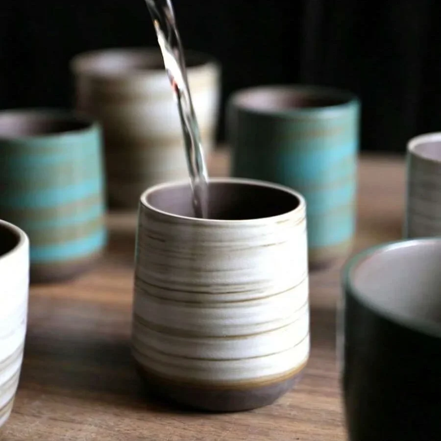 Hand-Painted Crackle Glaze Sto - огляд і ціна Coffee Tea Pictures