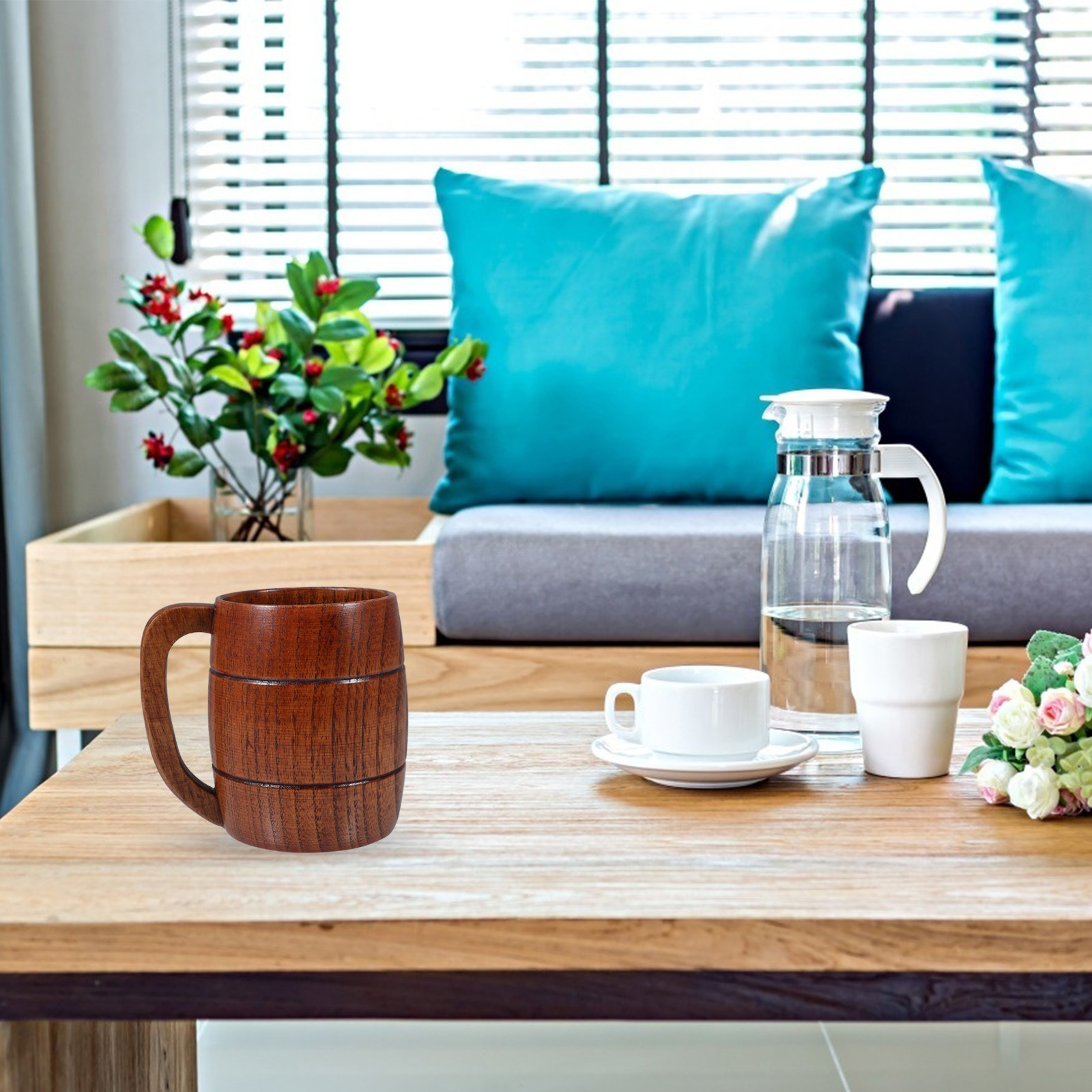 Wooden Beer Coffee Mug Water C - огляд і ціна Water Tea And Coffee