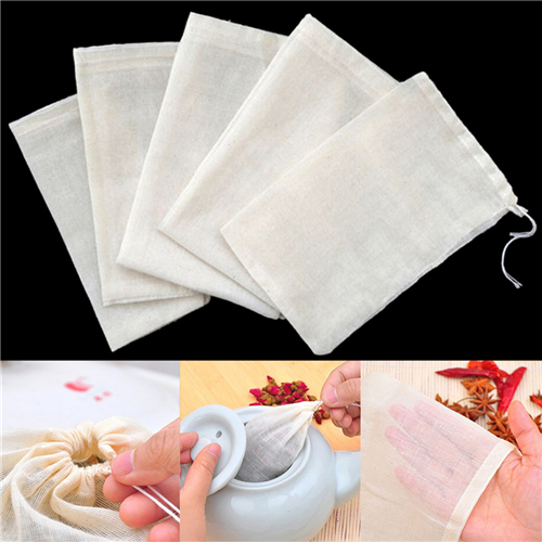 1pc/10Pcs Cotton Tea Bags Musl - огляд і ціна Coffee Tea Garden