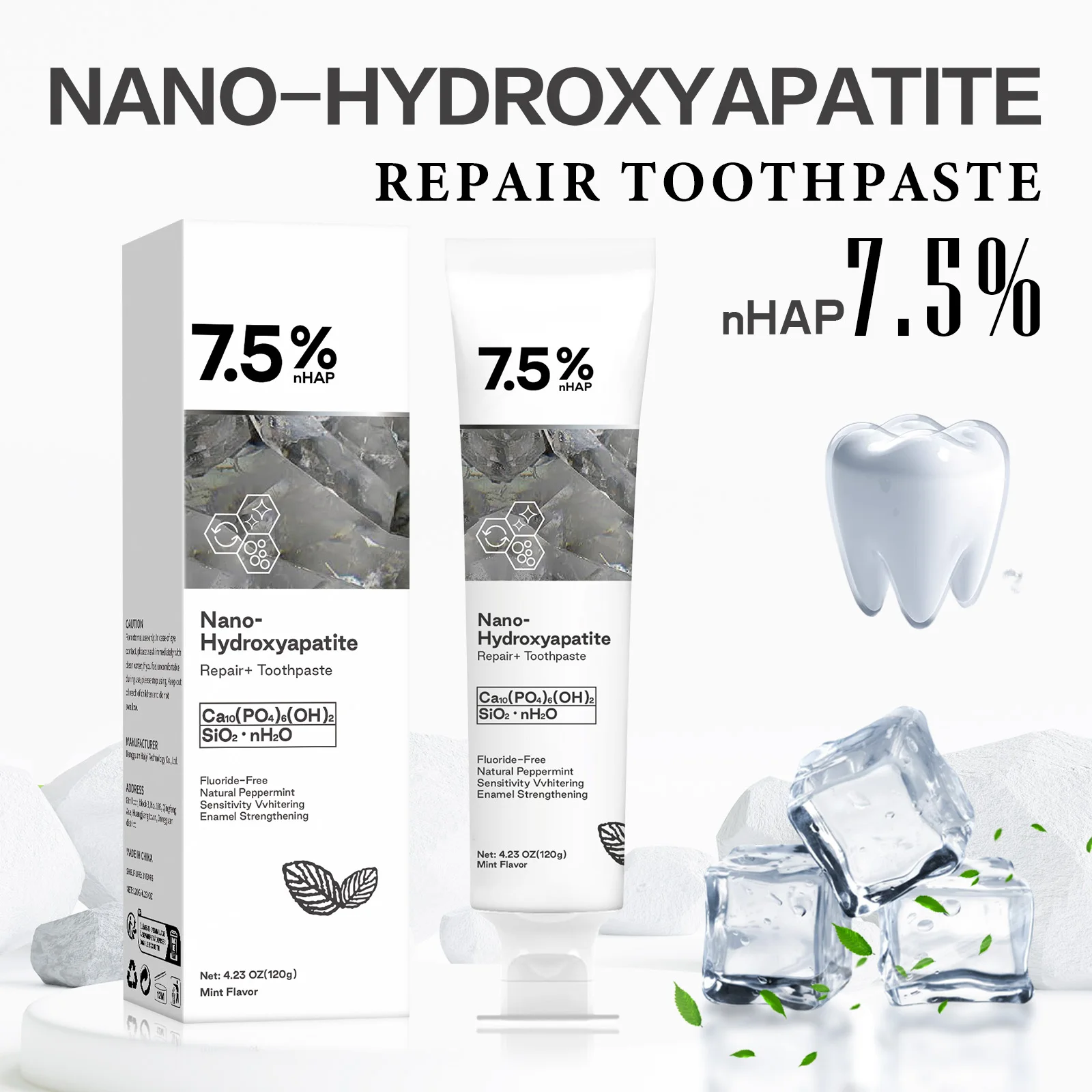 120g Nano Hydroxyapatite Tooth - огляд і ціна Coffee Tea Unit