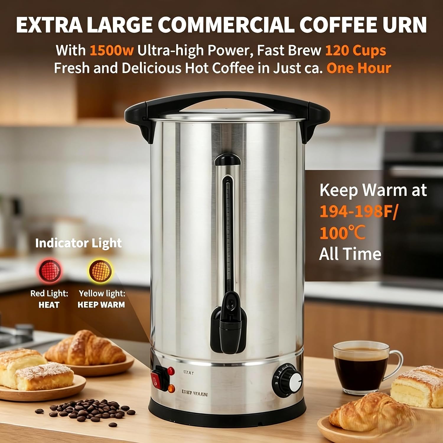 Tacleekii 18L Commercial Coffe - огляд і ціна Coffee Tea Urn