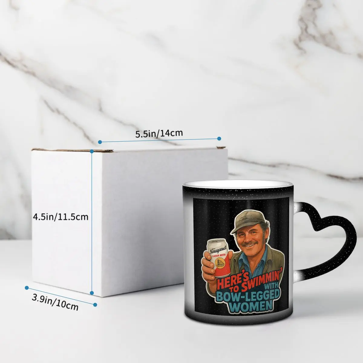 Heres To Swimmin Quint Jaws Mo - огляд і ціна Coffee And Tea Quotes Funny